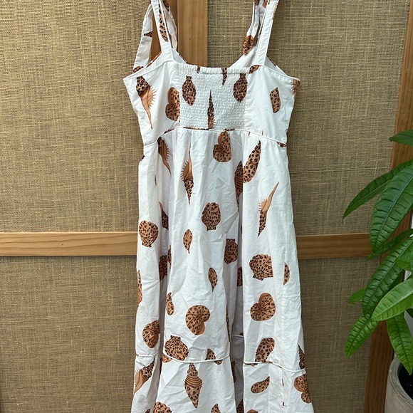 Farm Rio Leopard Print Shell Midi Dress | Size L - Picture 7 of 7